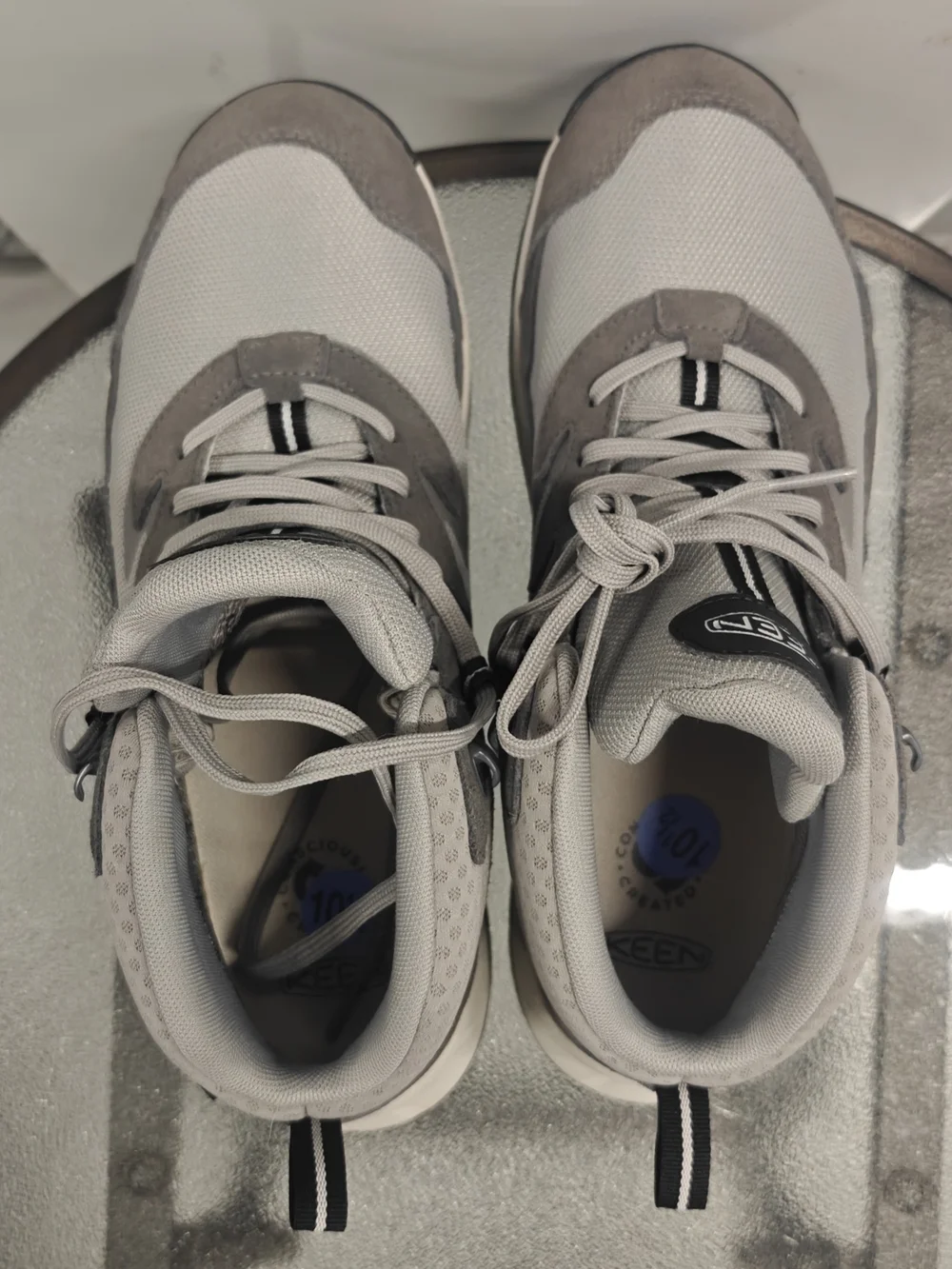 KEEN Taupe Gray Trail Sneakers